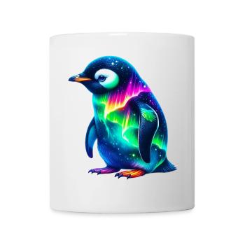 Aurora Borealis Pinguin - Tasse - Weiß - Vorne
