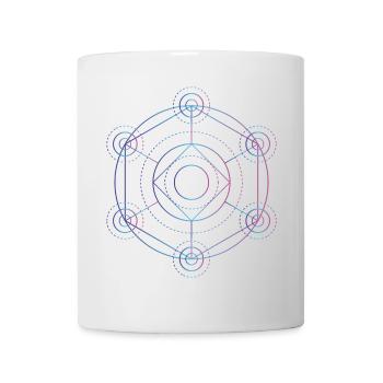 Merkaba - 7 Chakren - Tasse - Weiß - Vorne