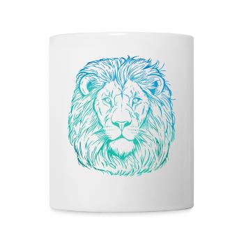 Lion Portrait - Mug - white - Front