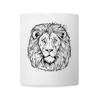 Lion Portrait - Mug - white - Front