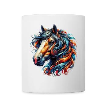 Cheval - Mug blanc - blanc - Devant