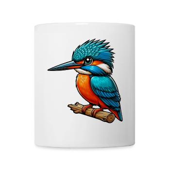 Eisvogel - Tasse - Weiß - Vorne