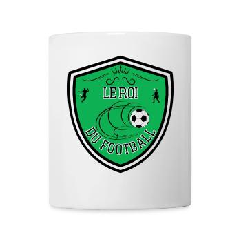 Roi du football. Pour papa, papy. Récompense foot - Mug blanc - blanc - Devant