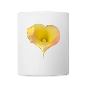 YELLOW CALLA LILY - Mug - white - Front