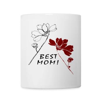 Best Mom - Tasse - Weiß - Vorne