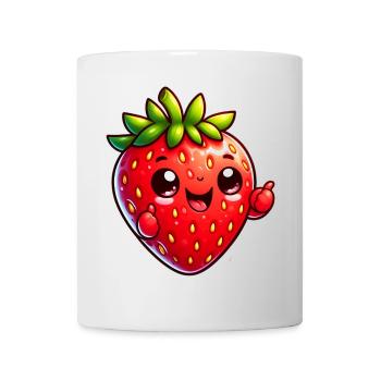 Fraise Fraises - Mug blanc - blanc - Devant