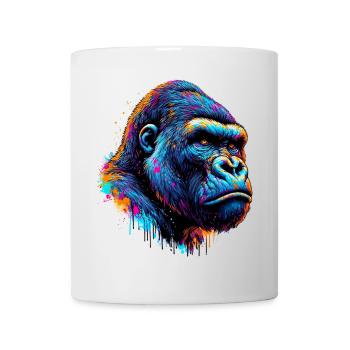 Gorille - Mug blanc - blanc - Devant