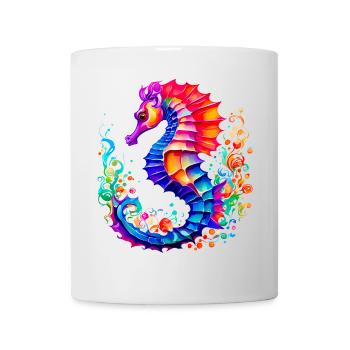 A Colorful Seahorse - Mug - white - Front