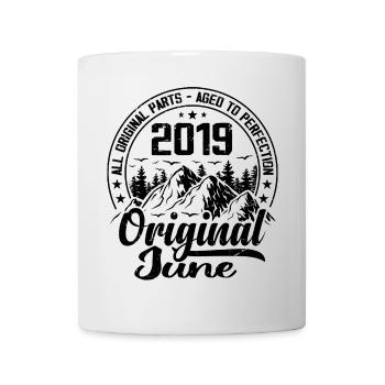 2019 June Original: 5 Year Anniversary Gift - Mug - white - Front