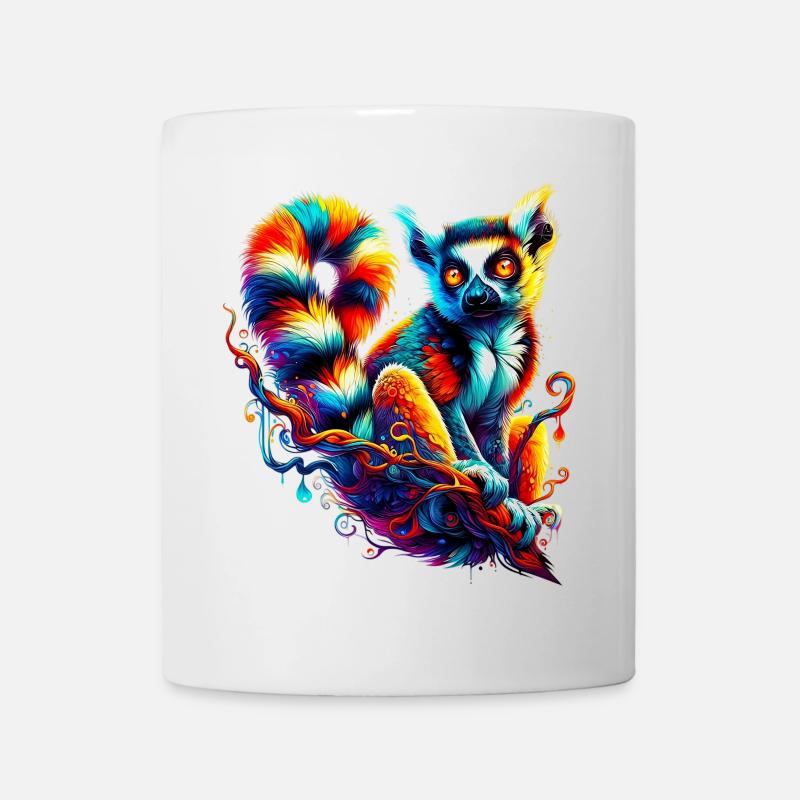 Lemur - Tasse - Weiß