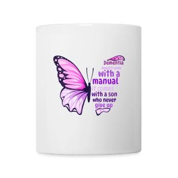 Demenzpfleger Schmetterling - Tasse - Weiß - Vorne