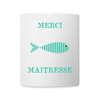 MISTRESS. THANK YOU. THANK YOU MISTRESS. GIFT - Mug - white - Front
