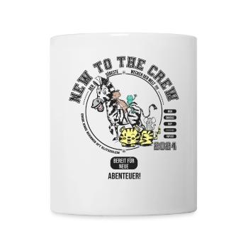 NOUVEAU DANS L’ÉQUIPAGE - BIENVENUE BÉBÉ - Mug blanc - blanc - Devant