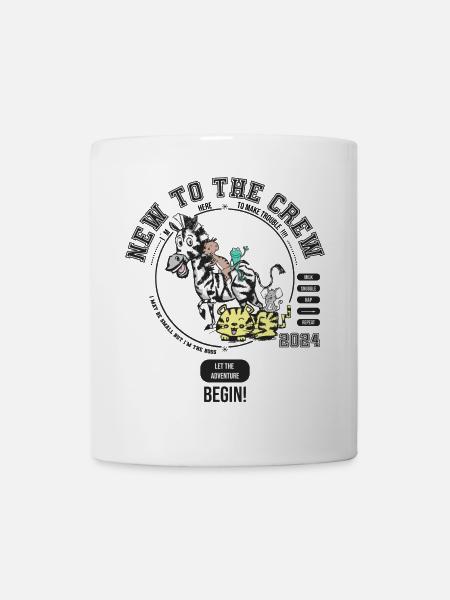 NEW TO THE CREW- WELCOME BABY - Tasse - Weiß