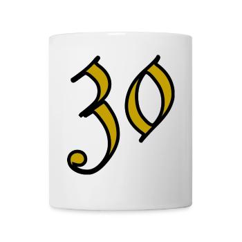 30. 30 YEARS. 30th ANNIVERSARY. 30 YEARS ANNIVERSARY. - Mug - white - Front
