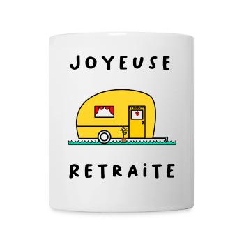 HAPPY RETREAT. RETIRED. HAPPY RETIREMENT - Mug - white - Front