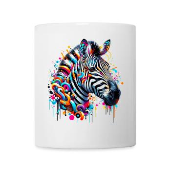 Zebra - Tasse - Weiß - Vorne
