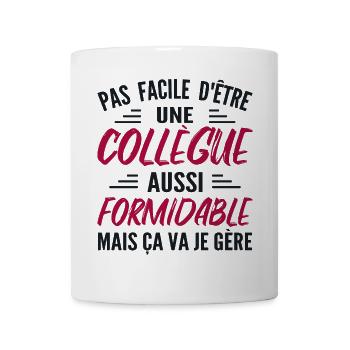 Great colleague | Humor Woman Colleague - Mug - white - Front