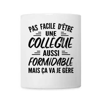 Great colleague | Humor Woman Colleague - Mug - white - Front