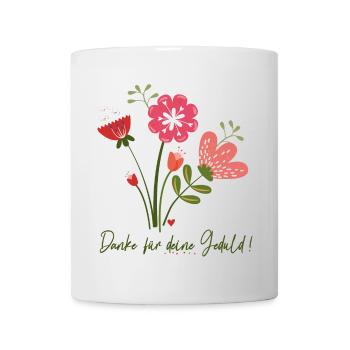 Merci de votre patience - Mug blanc - blanc - Devant