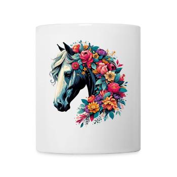 Cheval - Mug blanc - blanc - Devant