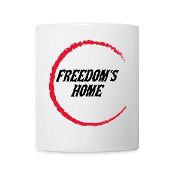 Red Abstract Art Circle - Mug - white - Front