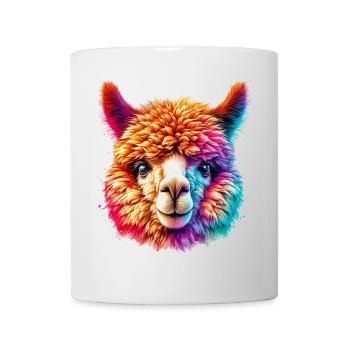 Alpaka - Tasse - Weiß - Vorne