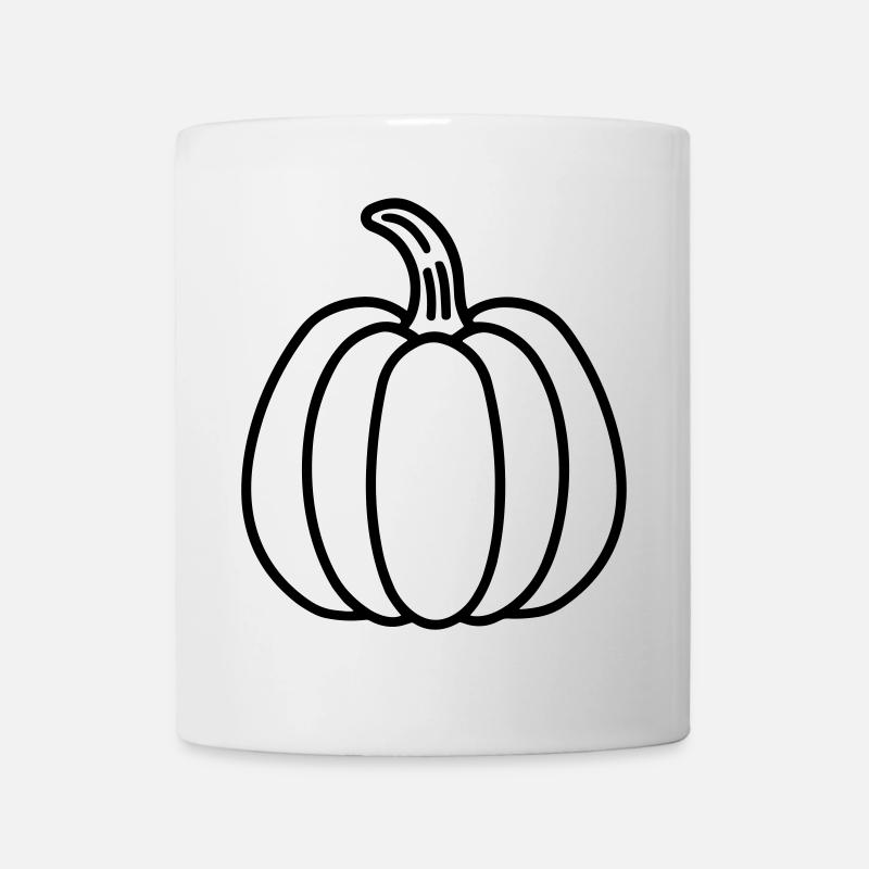 citrouille - Mug blanc - blanc