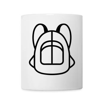 Rucksack - Tasse - Weiß - Vorne