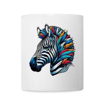Zebra - Tasse - Weiß - Vorne