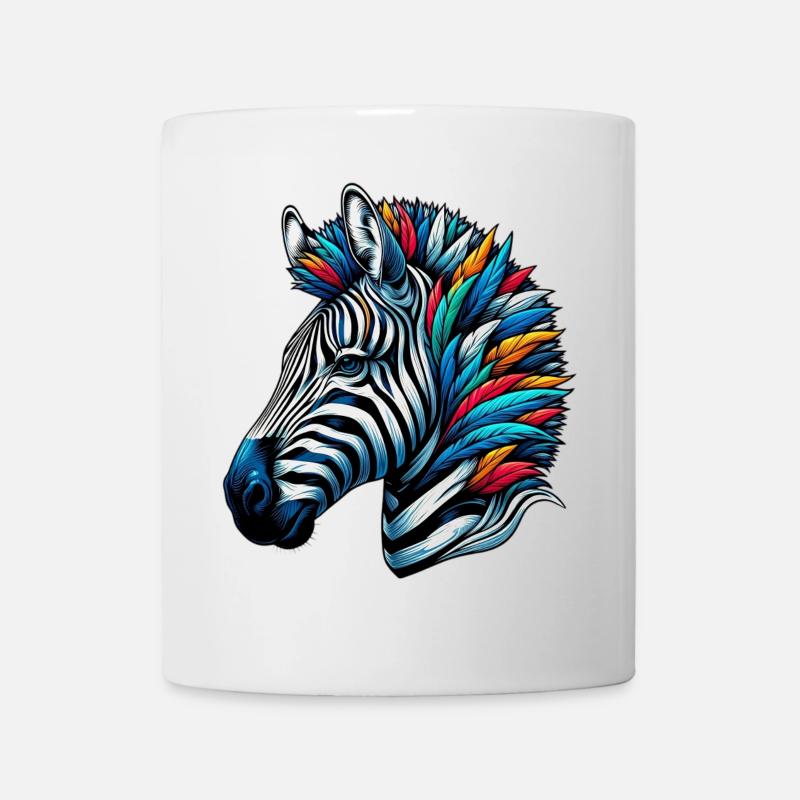 Zebra - Tasse - Weiß