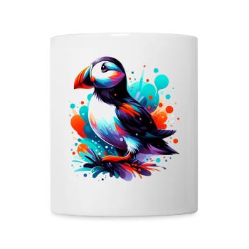 Papageitaucher - Tasse - Weiß - Vorne