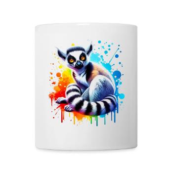 Lemur - Tasse - Weiß - Vorne
