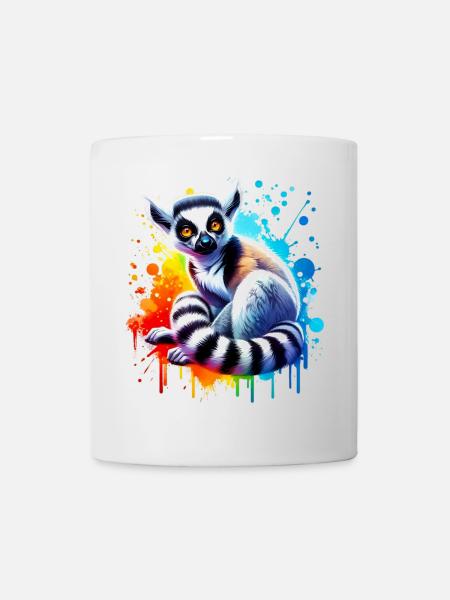 Lémurien - Mug blanc - blanc