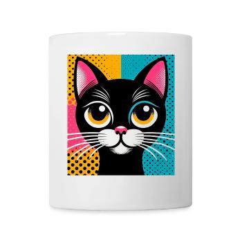 Chat - Mug blanc - blanc - Devant