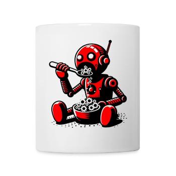 Robot extraterrestre martien extraterrestre - Mug blanc - blanc - Devant