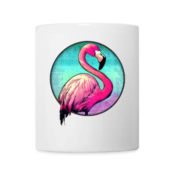 Flamingo - Tasse - Weiß - Vorne