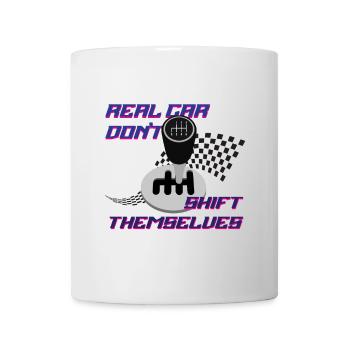 Real Car Shift Themes - Tasse - Weiß - Vorne