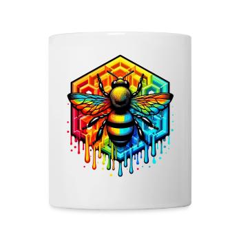Biene - Tasse - Weiß - Vorne