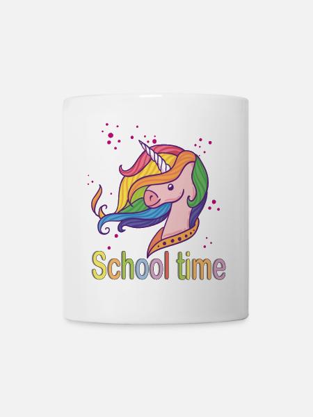 School Time, Einschulung - Tasse - Weiß
