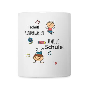 Au revoir la maternelle, bonjour l’école - Mug blanc - blanc - Devant