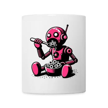 Robot extraterrestre martien extraterrestre - Mug blanc - blanc - Devant