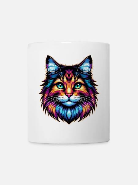 Katze - Tasse - Weiß