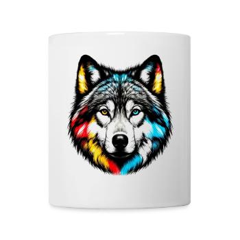 Wolf - Mug - white - Front