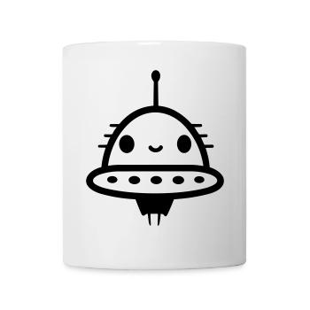 flying saucer - Mug - white - Front