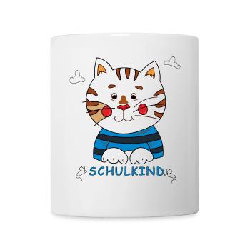 School enrolment for schoolchildren - Mug - white - Front