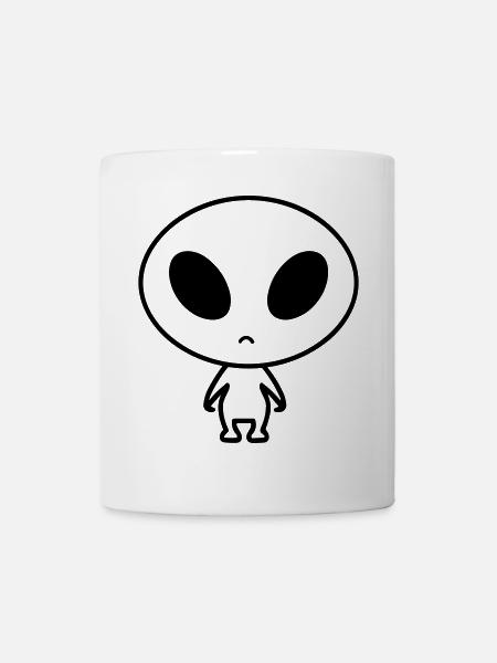 Außerirdischer - Tasse - Weiß