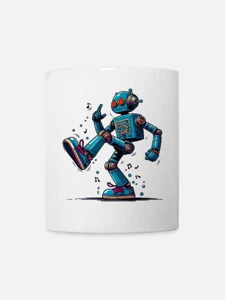 Danses robots extraterrestres extraterrestres - Mug blanc - blanc