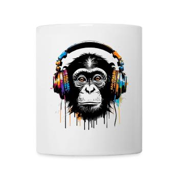 Singe - Mug blanc - blanc - Devant