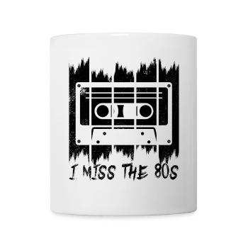 80er Jahre Spruch - Tasse - Weiß - Vorne
